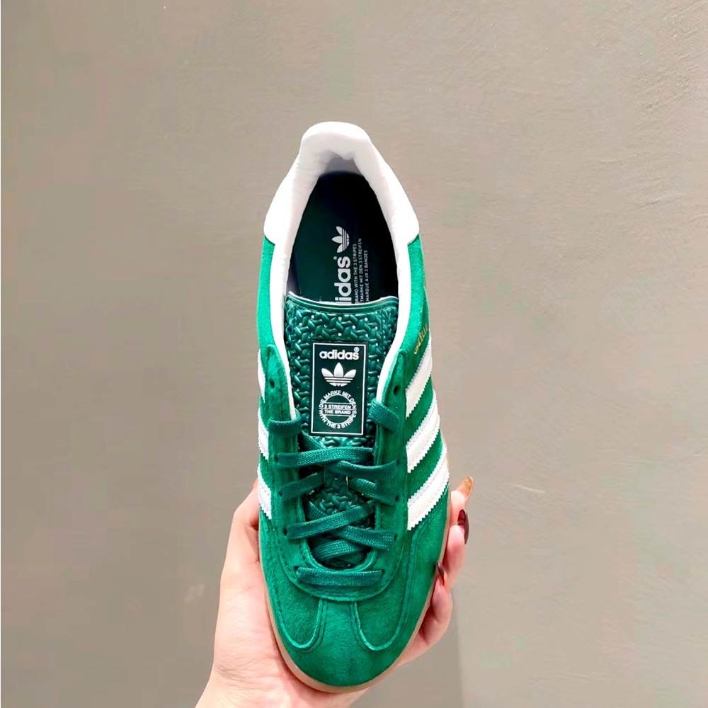 BRAND NEW - Adidas Gazelle Indoor Collegiate Green Gum, U.S 7 Men
